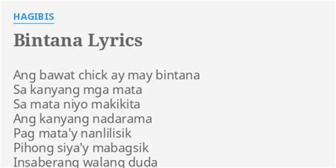 nakasilip sa bintana|BINTANA Lyrics .